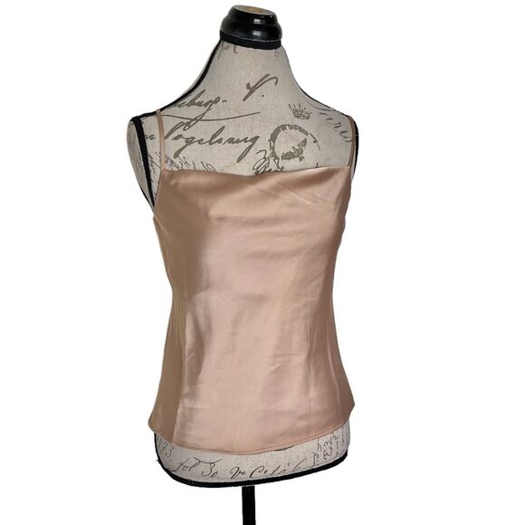 Banana Republic Womens Camisole Tank Top Size XXS Petite Metallic Light Academia - Picture 2 of 14